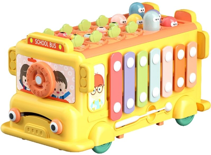 Đồ chơi xe bus đa năng 6in1